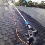 high pressure roof cleaning