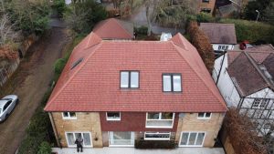 cleaning a roof