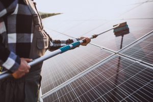 Pressure Wash a Roof With Solar Panels