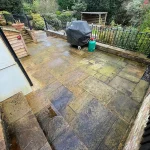 Patio Black Spot Removal Before Image