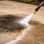 Remove Oil and Tyre Stains From a Driveway